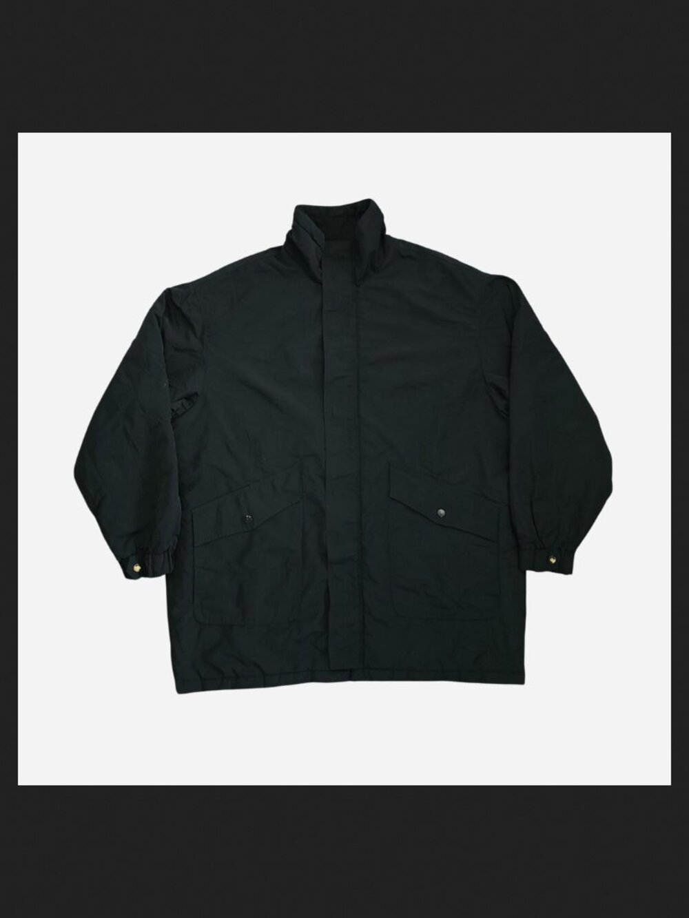 Forever 21 black mock neck padded jacket